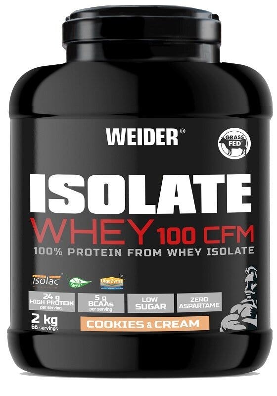 Weider Isolate Whey 100CFM Gusto Cookies & Cream 908g