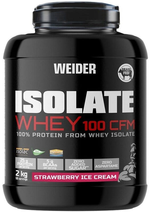 Weider Isolate Whey 100cfm Strawberry Ice Cream 2Kg