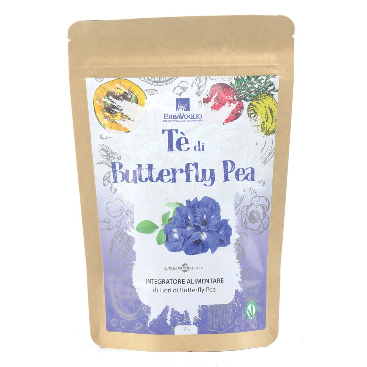 Erbavoglio Tè Di Butterfly Pea 50g