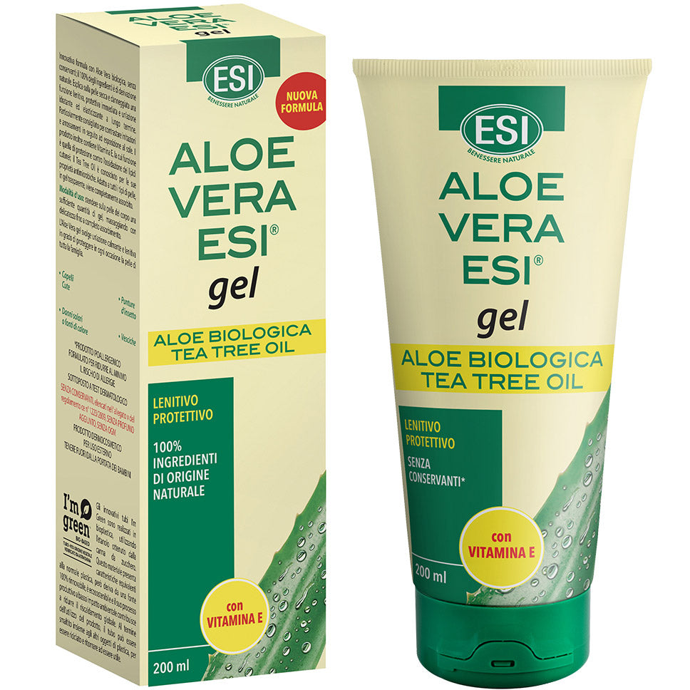 Aloe Vera Gel con Vit.E + Tea Tree (200ml)