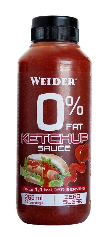 Weider 0% Fat  Ketchup Sauce 265ml