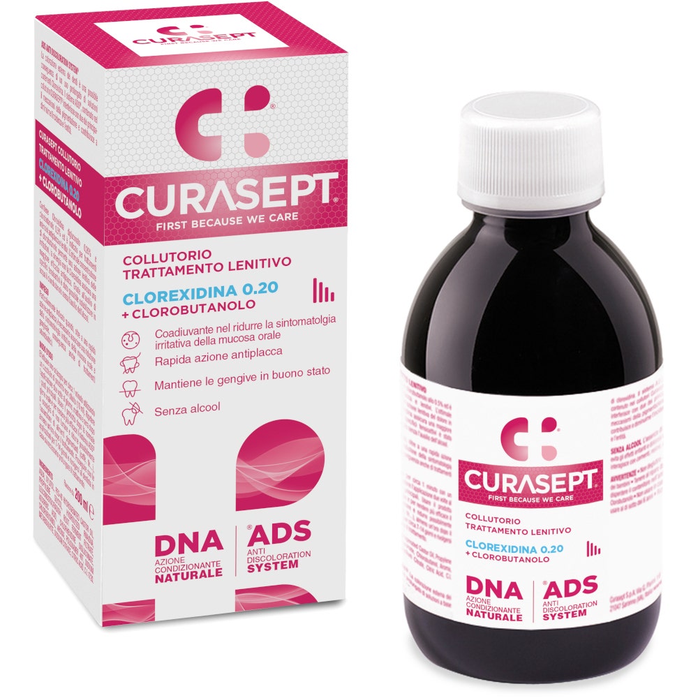 Curasept Collutorio ADS + DNA Trattamento Lenitivo 200ml