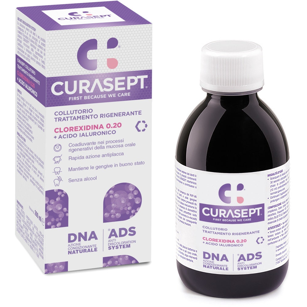 Curasept Collutorio ADS + DNA Trattamento Rigenerante 200ml