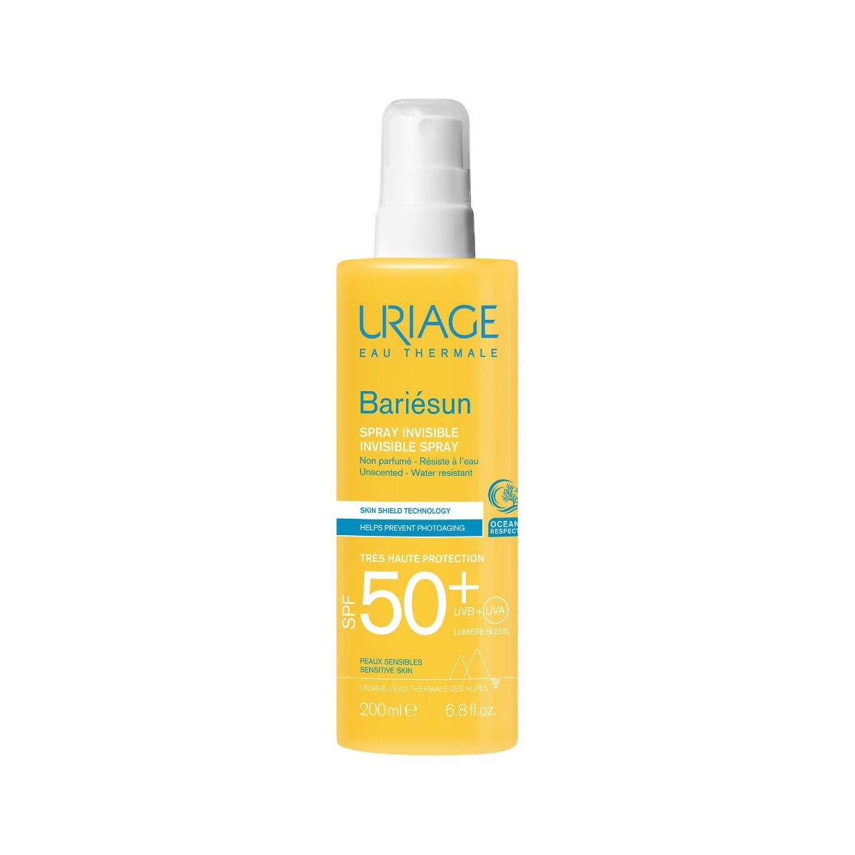 Uriage Bariesun Spray Invisibile SPF50+ Senza Profumo 200ml