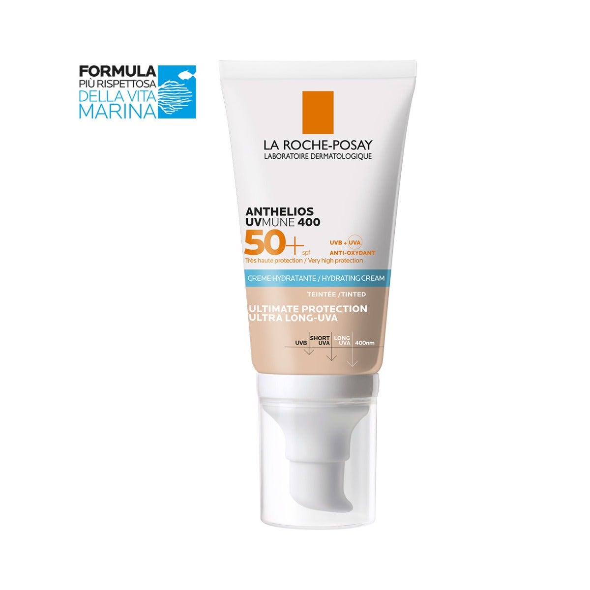 La Roche-Posay Anthelios Uvmune 400 Crema Idratante Colorata SPF50+ 50ml