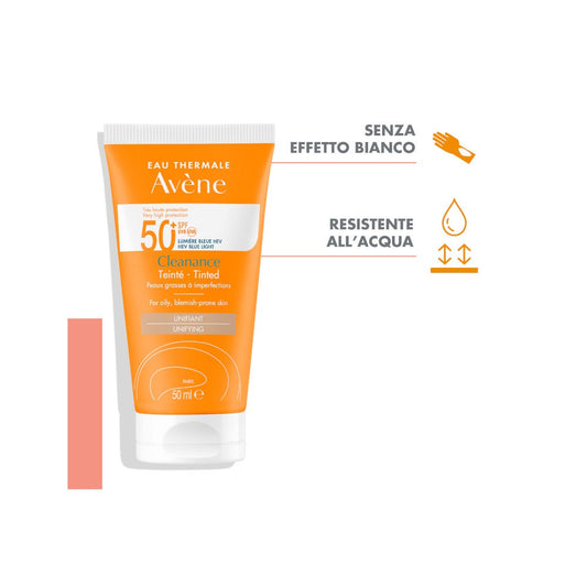 Avène Cleanance Colorato SPF 50+ Solare Viso 50ml