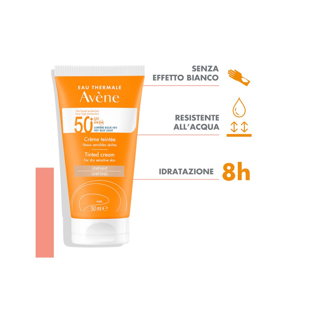 Avène Crema Colorata SPF 50+ Solare Viso 50ml