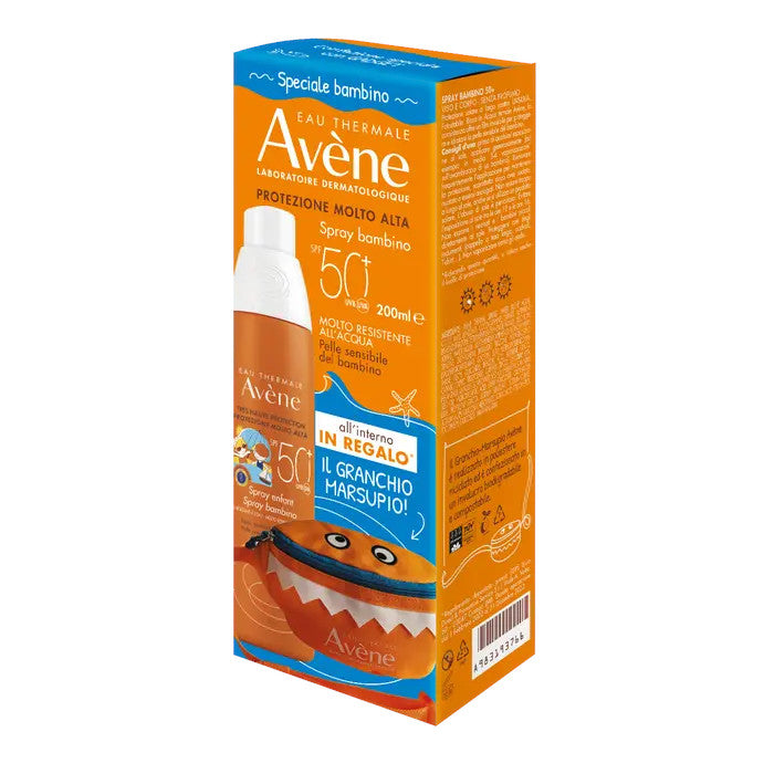 Avene Spray Solare Bambino SPF 50+ 200ml Con Gadget