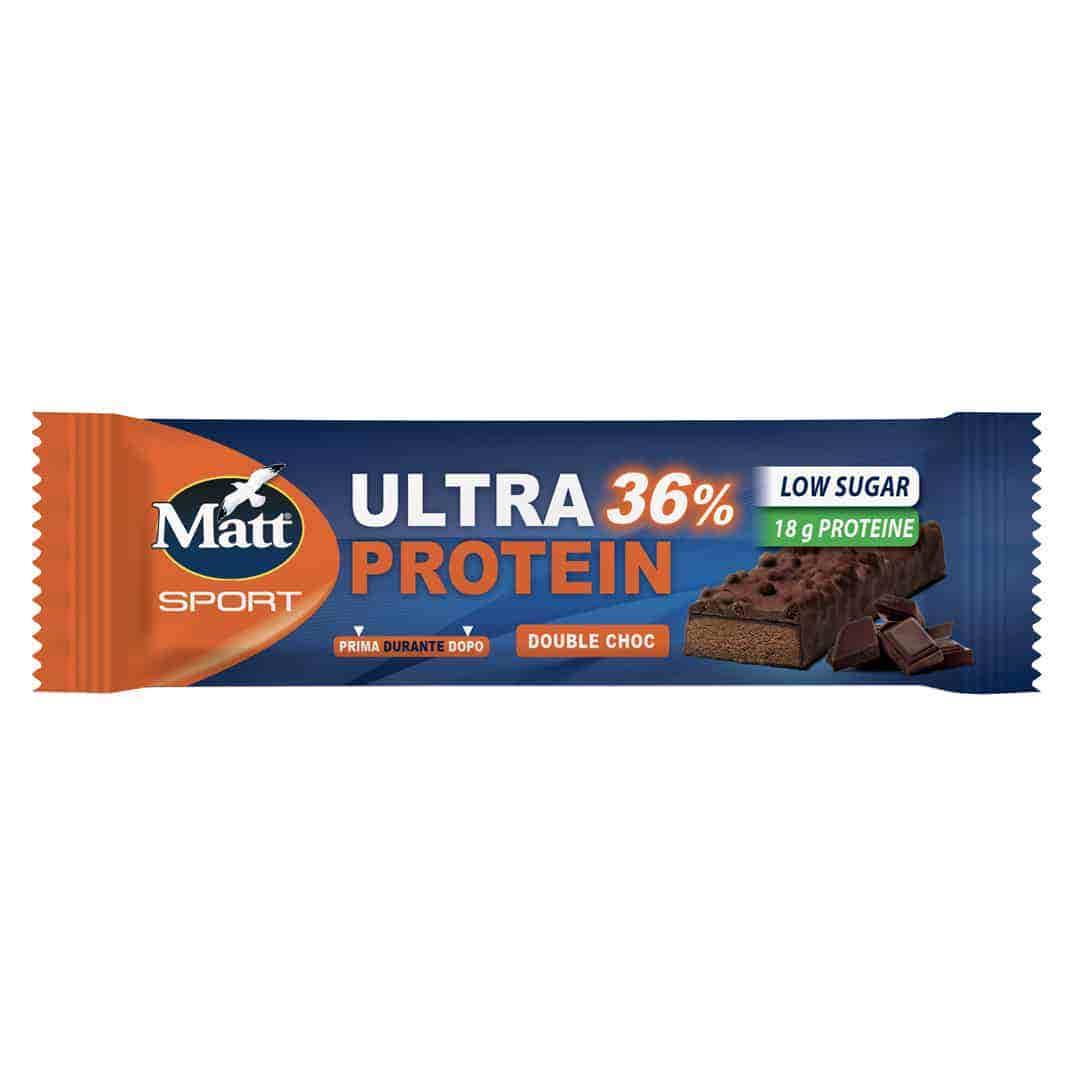 Matt Sport Ultra Protein Double Choco Barretta 50g