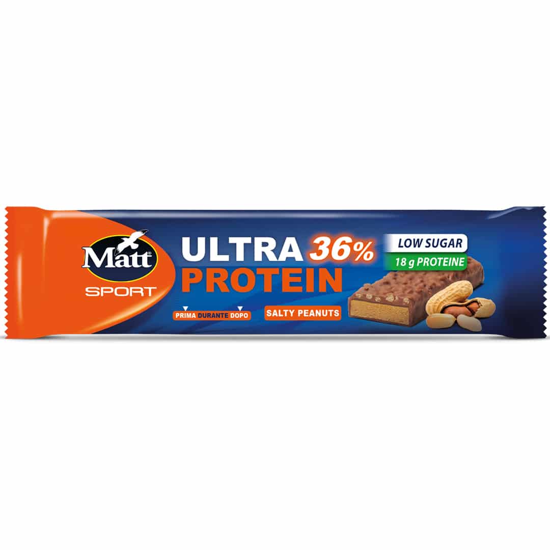 Matt Sport Ultra Protein Salty Peanuts Barretta Proteica 50g