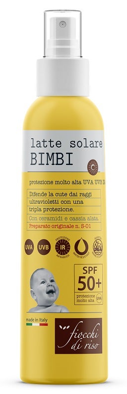 Fiocchi Di Riso Latte Solare Bimbo 140ml SPF50+