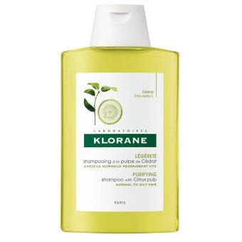 Klorane Shampoo Al Cedro Purificante Capelli da Normali a Grassi 400ml