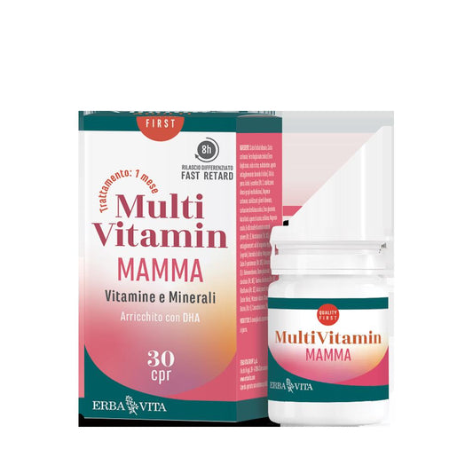 Erba Vita MultiVitamin Mamma Vitamine E Minerali 30 Compresse