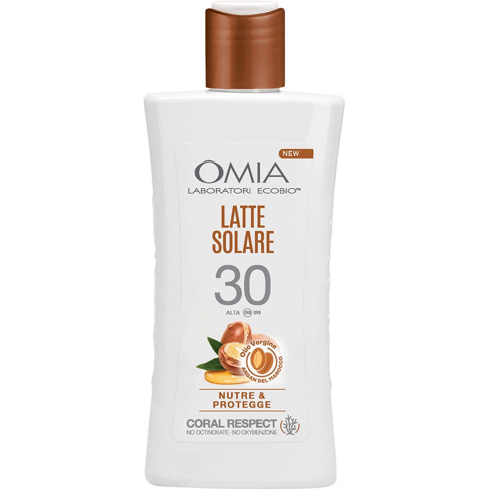 Omia Latte Solare SPF30 Argan del Marocco 200ml