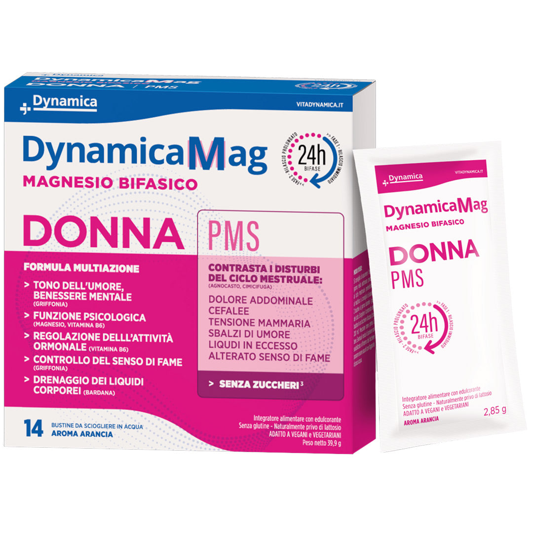 Dynamica Magnesio Bifasico Donna PMS (14 bustine)