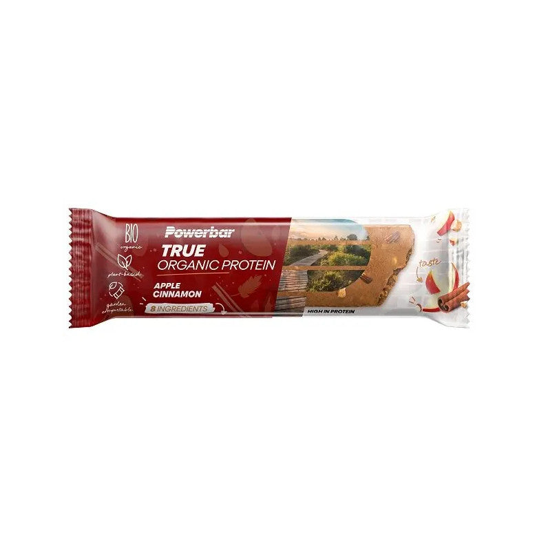 Powerbar True Organic Protein Barretta Mandorle/Mela/Cannella 45g