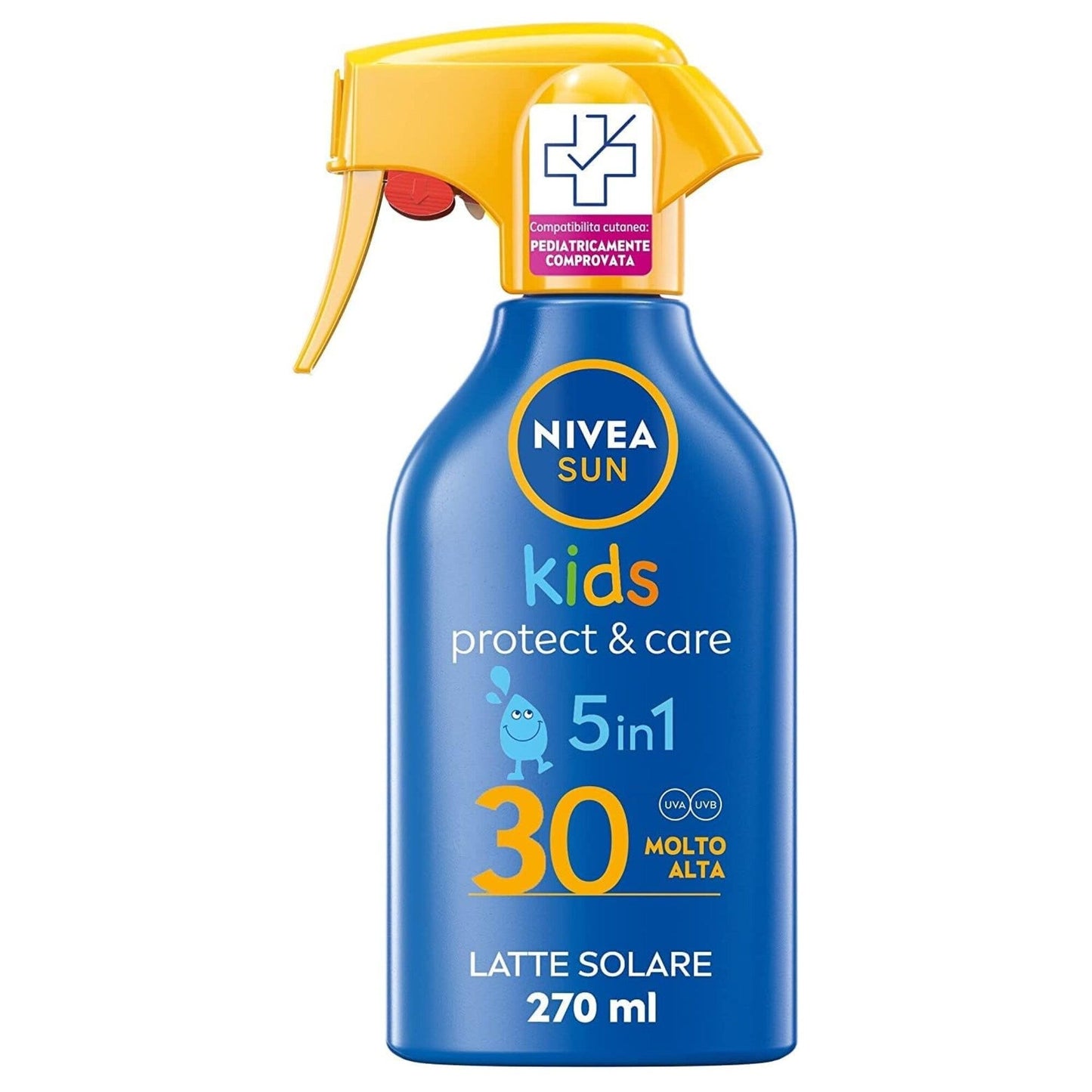 Nivea Sun Spray Solare Kids Protect & Care Fp30 270ml Crema Solare Per Bambini Waterproof