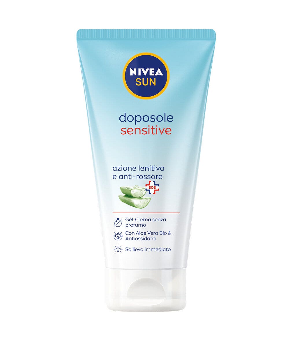 Nivea Sun Gel Crema Doposole Sensitive 175ml Dopo Sole Per Pelli Sensibili Rinfrescante E Lenitivo