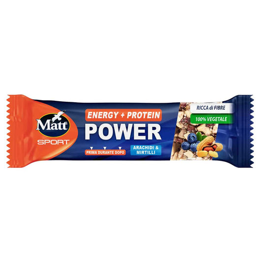 Matt Sport Energy + Protein Power Barretta Energetica E Proteica 35g