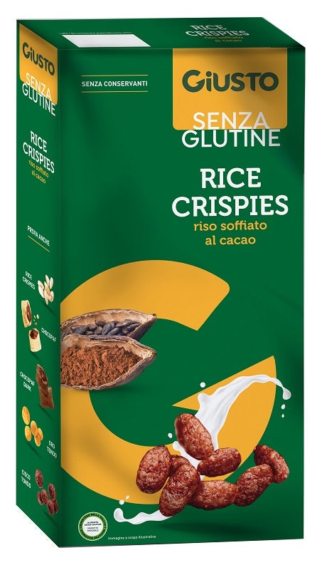 Giusto Senza Glutine Rice Crispies Cacao 250g