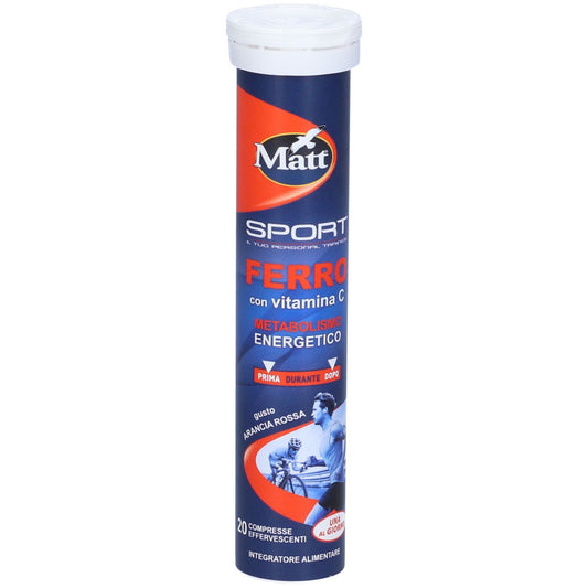 Matt Sport Ferro Con Vitamina C 20 Compresse Effervescenti