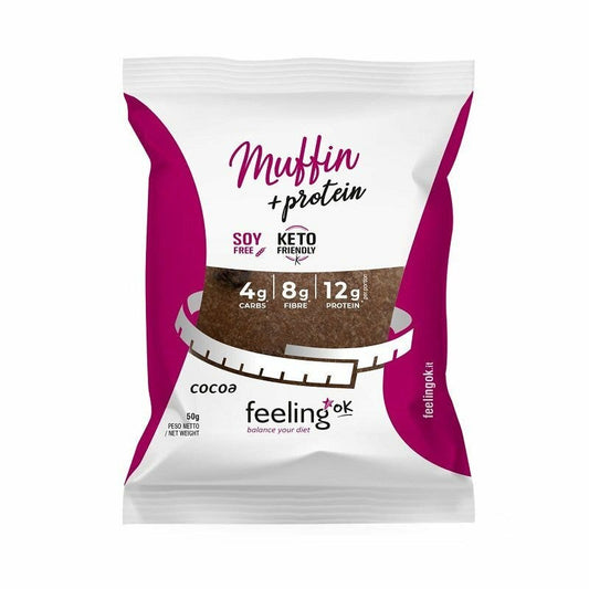 Feeling Ok Muffin Cacao Gocce di Cioccolato 50g