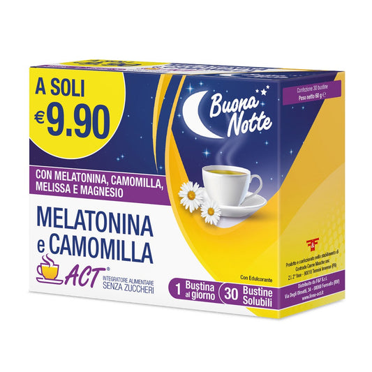 Melatonina Act + Camomilla 30 Bustine