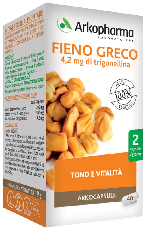 Arkopharma Fieno Greco 40 Capsule