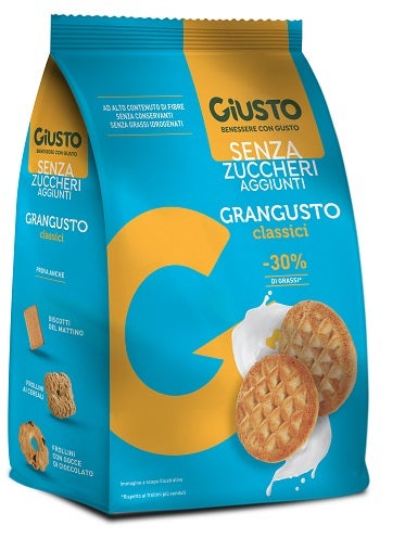 Giusto Senza Zuccheri Biscotti Grangusto Classici 350g