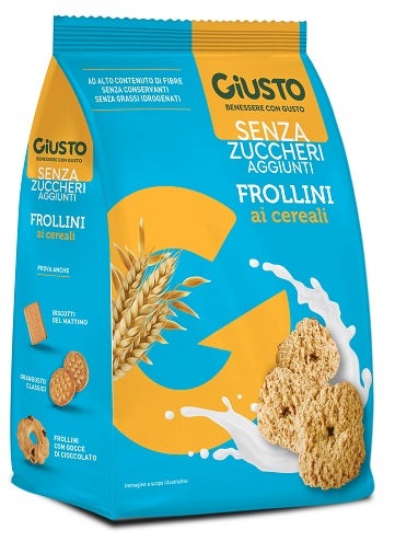 Giusto Senza Zuccheri Aggiunti Frollini Cereali 350g