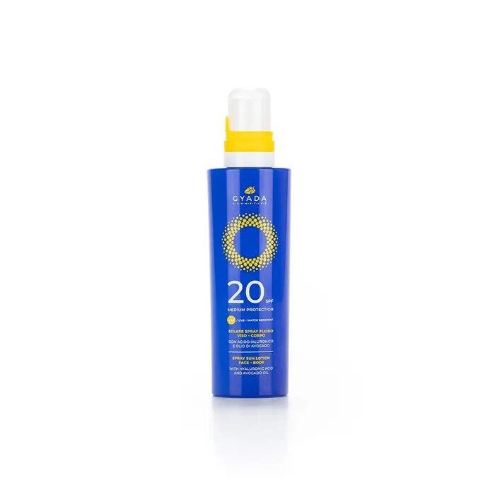 Gyada Cosmetics Solare Spray SPF20 Viso Corpo 200ml