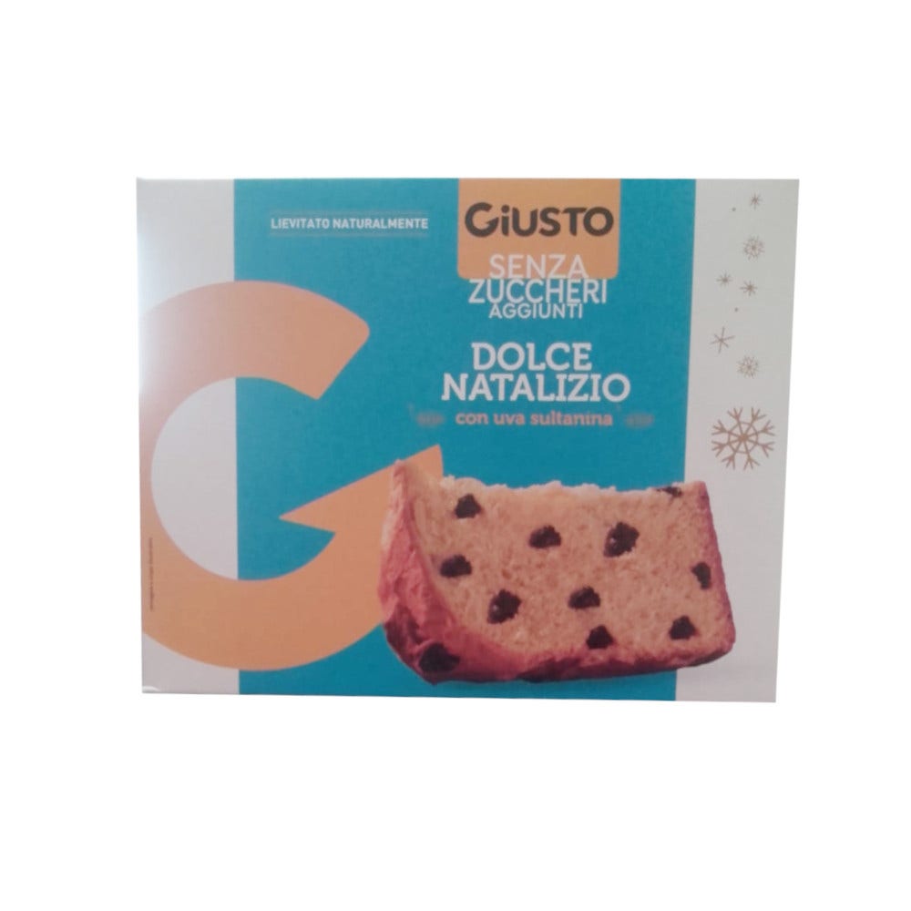 Giusto Panettone Uva Sultanina Senza Zucchero 600g