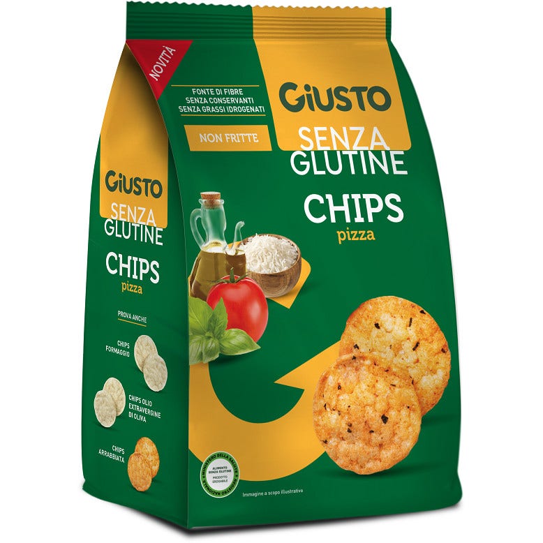 Giusto Senza Glutine Chips Alla Pizza 40g