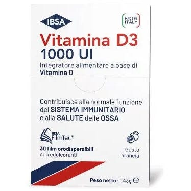 Ibsa Vitamina D3 1000UI 30 Film Orodispersibili