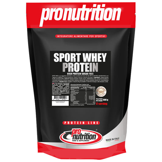 Sport Whey Protein (500g) Gusto: Doppio Cioccolato