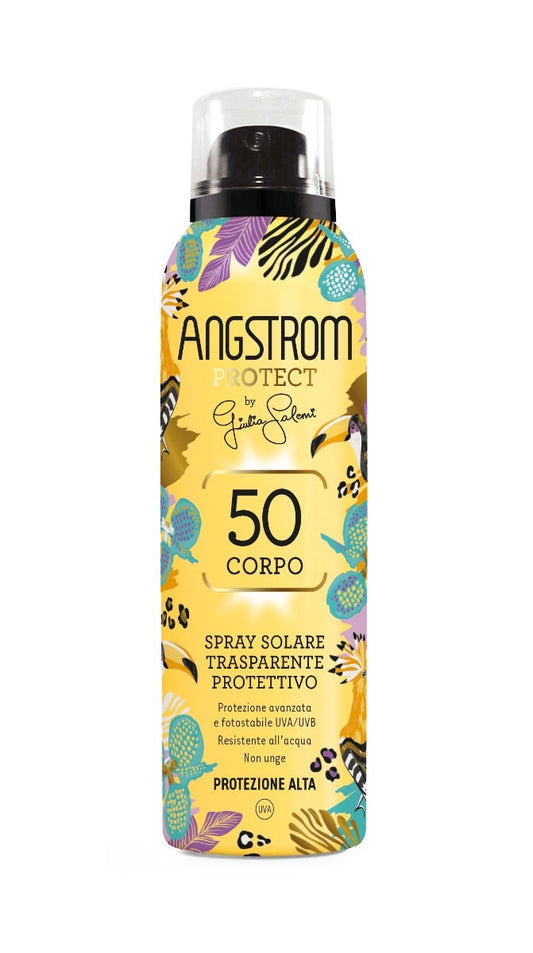 Angstrom Protect SPF50 Spray Solare Corpo Trasparente 200ml