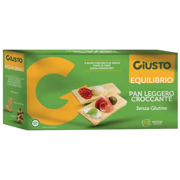 Giusto Equilibrio Senza Glutine Pan Leggero Croccante 250g