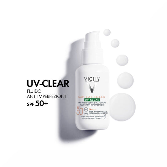 Vichy Capital Soleil UV-Clear Fluido Anti-Imperfezioni 40ml SPF50+