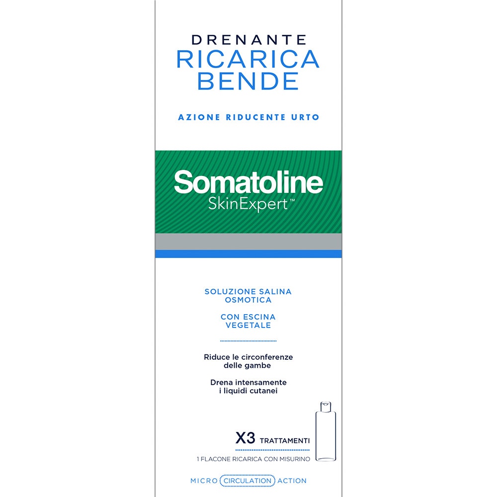 Somatoline Skin Expert Bende Snellenti Drenanti Kit Ricarica 420ml