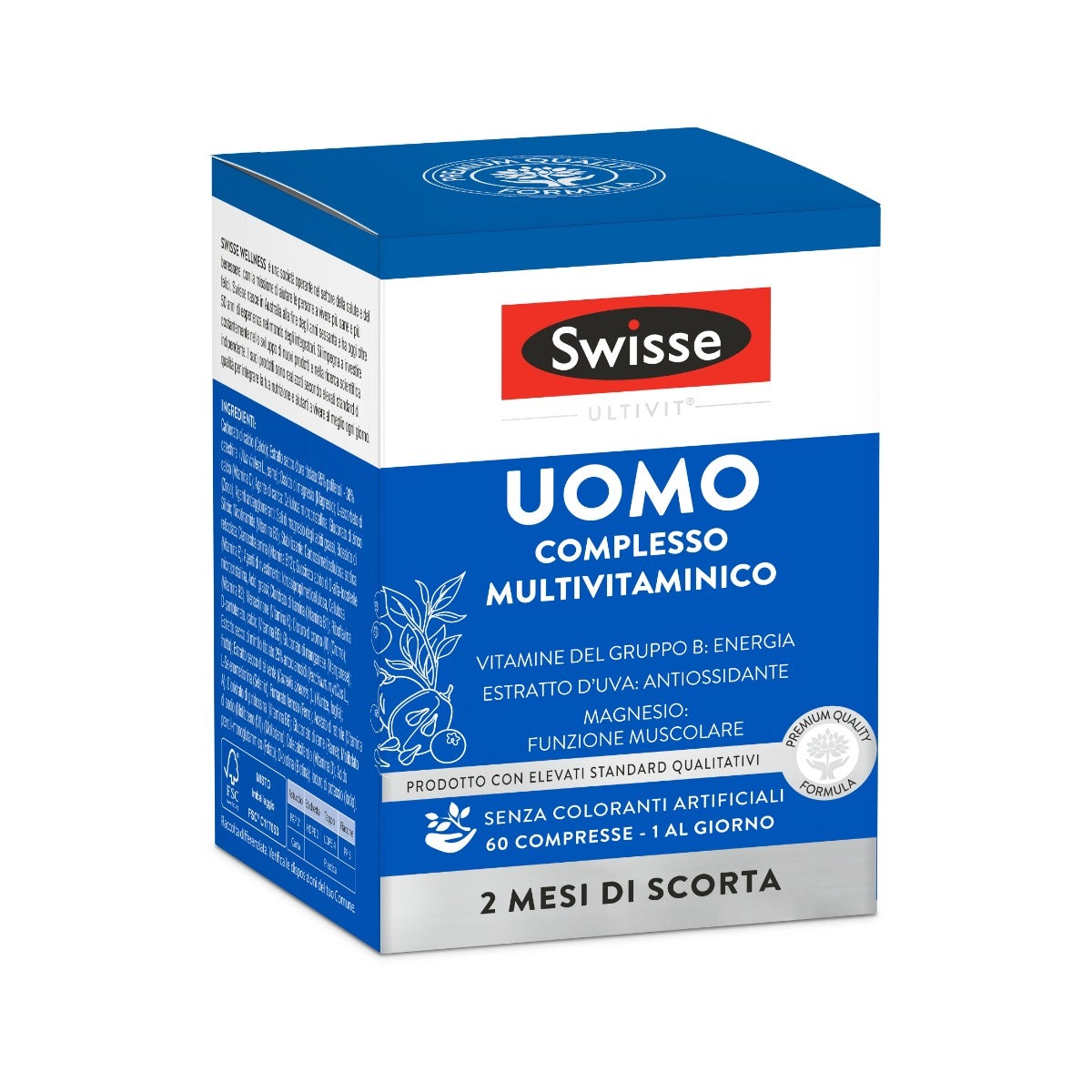 Swisse Multivitaminico Uomo 60 Capsule