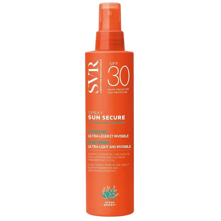 Svr Sun Secure Spray Solare Dry-Touch Viso/Corpo 200ml SPF30