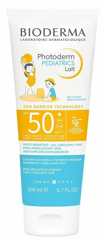 Bioderma Photoderm Pediatrics Latte Solare Viso E Corpo 200ml SPF50+