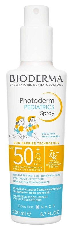 Bioderma Photoderm Pediatrics Spray Solare Viso E Corpo 200ml SPF50+