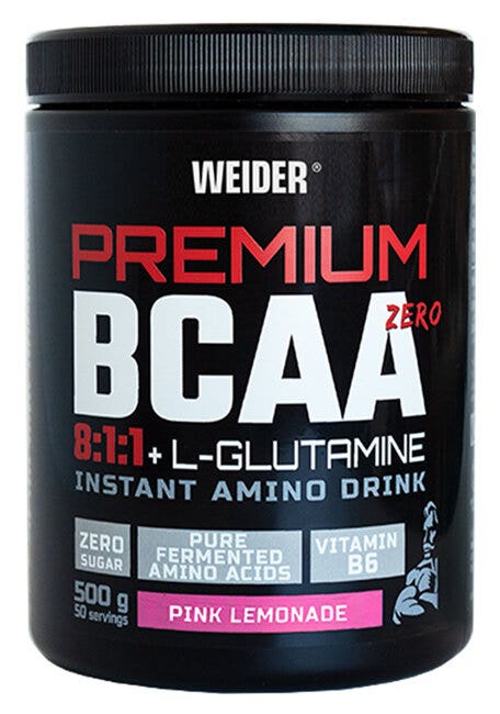 Weider Premium BCAA Zero 8:1:1+ Glutamine Gusto Pink Lemonade 500g