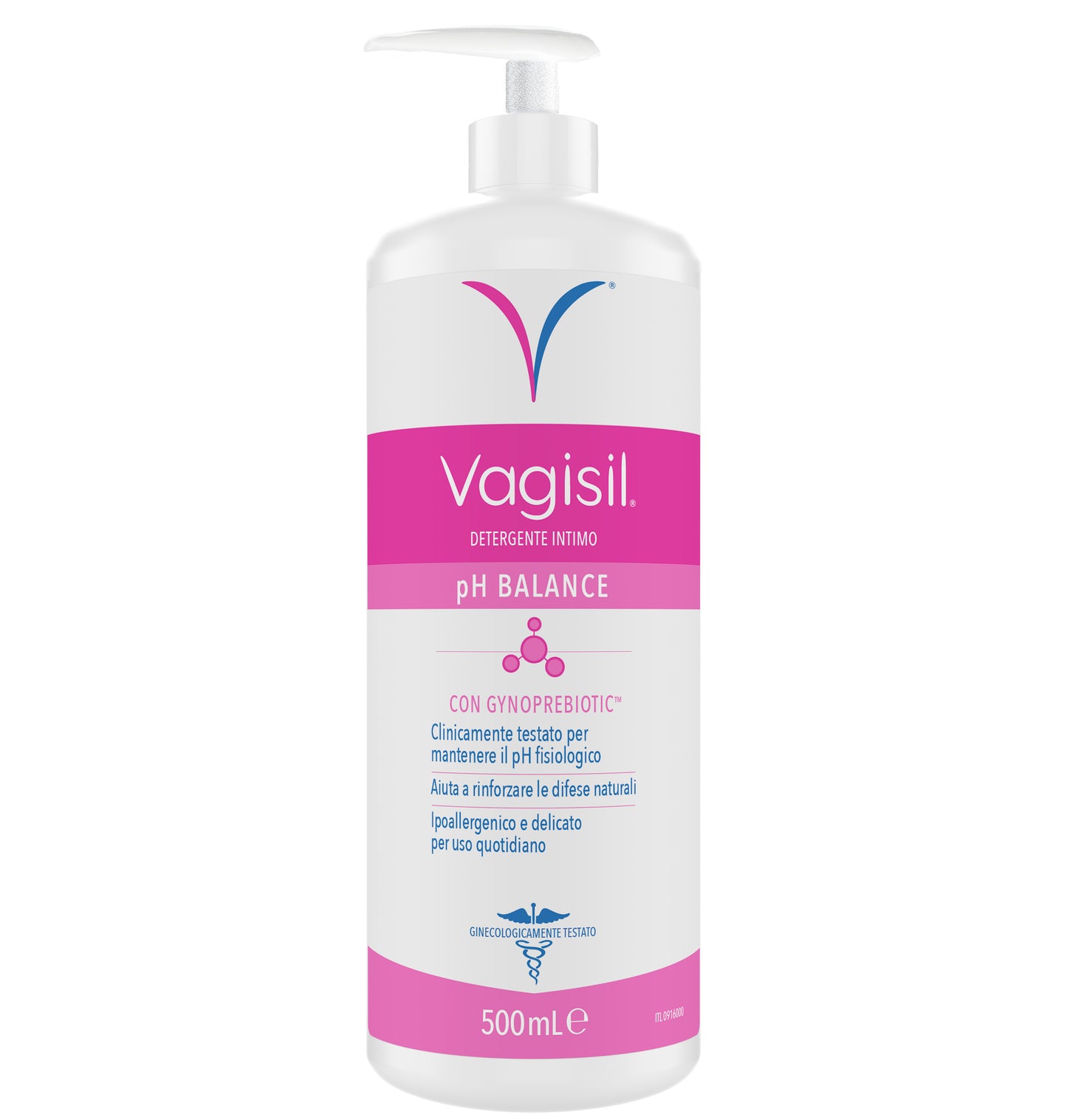 Vagisil Detergente Intimo pH Balance Per l&apos;Igiene Intima Quotidiana Con Prebiotici Naturali 500ml