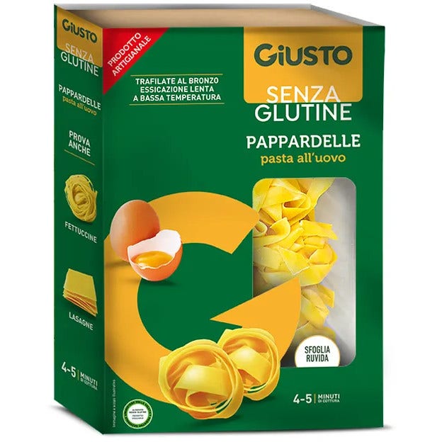 Giusto Senza Glutine Pappardelle All'Uovo 250g