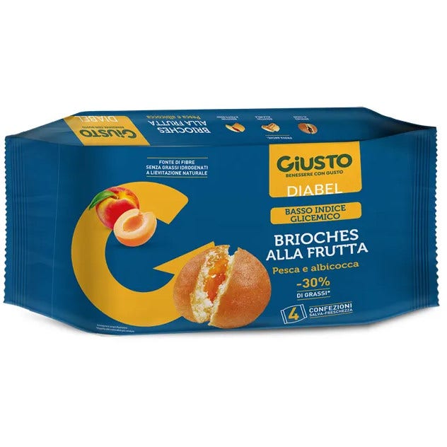 Giusto Diabel Brioche Alla Frutta 4x45g