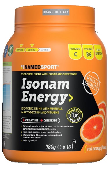 Named Sport Isonam Energy Orange 480g 1g Creatina