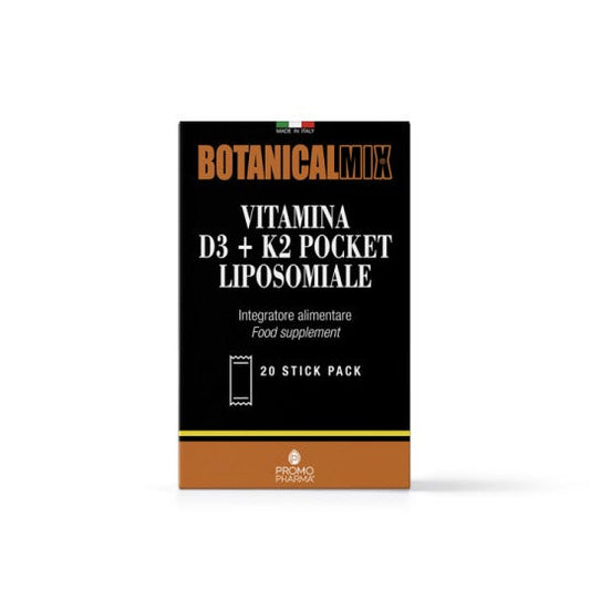 Botanical Mix Vitamina D3 + K2 Pocket Liposomiale 20 Stick Pack