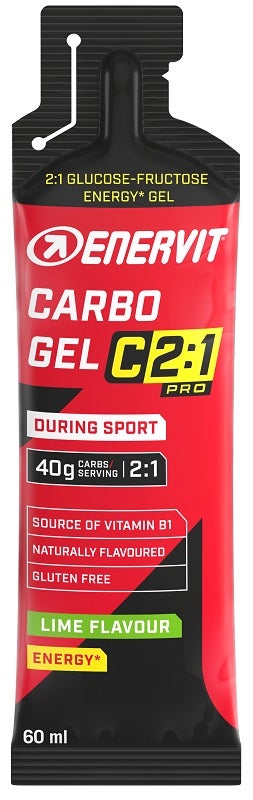 Enervit Carbo Gel C2:1 Pro 60ml Gusto Lime